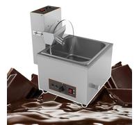 HCAUYNN Desktop Electric Chocolate Mixer,28.5Cm Wheel Diameter,Compatible With Chocolate Melting Pots,With Mechanical Knob Chocolate Melting Furnace