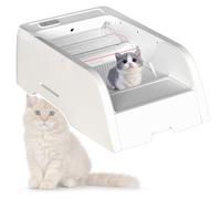 HCAUYNN Electric Self Cleaning Litter Box,Automatic Robot Litter Box, For Indoor Little Cats,Automatic Start Cleaning,App Control