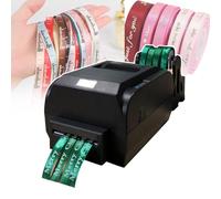 HCAUYNN Satin Ribbon Printing Machine,Thermal Transfer Printer For Printable Snow Yarn, Polyester, Nylon Material, 200Dpi Satin Ribbon Printing Machine