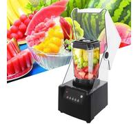 HCAUYNN Smoothies Machine With Sound Insulation Cover, Industries Strong And Quiet,Self-Cleaning Function,For Juice,Smoothie,Ice Crushing