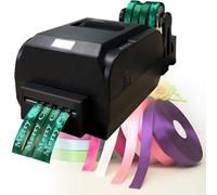 HCAUYNN Thermal Transfer Printer For 12-20Mm Satin Ribbon,Satin Ribbon Printing Machine For Gift Ribbons,Satin Ribbon Printing Machine For Streamers