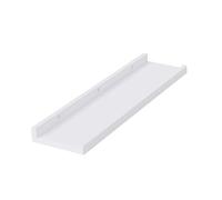 HCBUTAE 30/60/90/120cm Solid Wood Shelf Wall Floating Shelves, White Ledge Shelves, Living Room Storage Shelf, Decorative Bedroom Pine Bookshelf Organizer Display Rack, Max Load 30kg