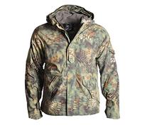 Hcclijo Men Jacket Tactical Camouflage Waterproof Windproof Softshell Jackets Outdoor Camping Hiking Hunting Jungle Python L