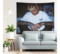 HCDZF Lil Peep Tapestry,Rapper Wall Hanging Tapestry,Pop Art Home Decorations for Living Room Bedroom Dorm Decor (M:59ʺ × 51ʺ)