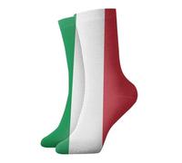 Hceaatb Adult Ankle Socks Italian Flag Casual Crew Socks Combed Cotton Sock Colorful Fun Socks For Men'S Women'S Thermal