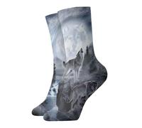 Hceaatb Adult Ankle Socks Wolf Fantasy Yeko Casual Crew Socks Combed Cotton Sock Colorful Fun Socks For Men'S Women'S Thermal