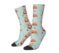 Hceaatb Funny And Crazy Socks For Men Women Holly Pine Branches Fun Cozy Crazy Novelty Fashion Breathable Novelty Crew Socks