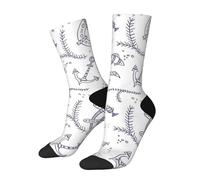 Hceaatb Funny And Crazy Socks For Men Women Rudder Anchor Marine Fun Cozy Crazy Novelty Fashion Breathable Novelty Crew Socks
