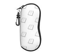 Hceaatb Glasses Case Christian Cross God Soft Case Ultra Light Zipper Eyeglass Case With Belt Clip, Sunglasses Travel Pouch For Men Women