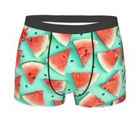 Hceaatb Men'S Boxer Briefs Watermelon Red Stretch soft breathable Casual Underwear Boxer Shorts