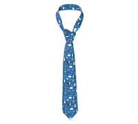 Hceaatb Men'S Ties Cute Penguin Sea Life Bow Necktie Unisex Satin Printed Thin Ties For Business, Weddings, Proms, Parties, Graduation