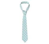 Hceaatb Men'S Ties Cute Seagull Bow Necktie Unisex Satin Printed Thin Ties For Business, Weddings, Proms, Parties, Graduation