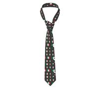 Hceaatb Men'S Ties Italian Flag Icon Resurrected Bow Necktie Unisex Satin Printed Thin Ties For Business, Weddings, Proms, Parties, Graduation