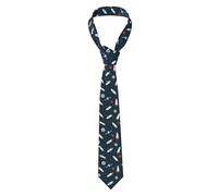 Hceaatb Men'S Ties Satellite Rocket Planet Bow Necktie Unisex Satin Printed Thin Ties For Business, Weddings, Proms, Parties, Graduation