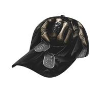Hceaatb Unisex Baseball Cap Grim Reaper Death Horror Print Trucker Low Profile Hat Adjustable Dad Hats Peak Caps Black