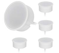 HCFEI 5 x LED Module Flat Dimmable 5 W 230 V 120° for GU10 Recessed Spotlights, Warm White 3000 K, Ceramic Casing