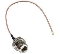 HCFeng RG178 N Type Female to IPEX/u.fl Pigtail Cable IPX/u.fl to N Type Female Pigtail RG178 Cable for PCI Wi-Fi Card Wireless Router Gateway External Antenna etc. [20cm/0.65ft]