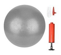 HCFGUS 6 Inch Mini Exercise Pilates Yoga Ball for Yoga, Barre Training and Physical Therapy- Improves Balance with Inflate Pump(Grey)