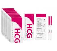 HCG Pregnancy Test Strips 20 Pack - Early Detection Home Urine Test Kit, 10mIU/mL Sensitivity, Over 99% Accurate, Rapid 5 Minute Results, Individually Sealed One Step hCG Tests