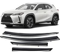 HCGLED 4 pcs Car Wind Deflectors Set for Lexus UX UX200 UX250H 2019-2021, Door Windows Sunshade Rain Guard Visors Deflector Window Accessories