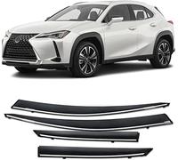 HCGLED 4 pcs Car Wind Deflectors Set for Lexus UX UX200 UX250H 2019-2021, Door Windows Sunshade Rain Guard Visors Deflector Window Accessories