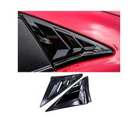 HCGLED Car Front Spoiler ABS Rear Quarter Panel Window Side Louvers Vent Decal Cover For Civic Type R For Hatchback 2020 2021 Bumper Splitter Spoiler Lip (Color : Glossy Black)