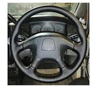 HCGLED Car Steering Wheel For Mitsubishi For Pajero For Sport Car Steering Wheel Cover Leather Steering Wheel Braid Accessories Car Steering Wheel Cover (Color : Light Blue Thread)