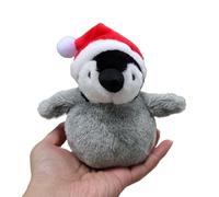 HCGX 4.5" Realistic Emperor Penguin Plush Keychain, Cute Stuffed Antarctic Plushie(Aptenodytes forsteri)(B)