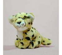 HCGX 4.7" Leopard Plush Toy, Soft Stuffed Animal