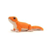 HCGX 40cm Realistic Fat-tailed Gecko Plush Toy, Soft Stuffed Lizard, Cute Reptile Plush, (Hemitheconyx caudicinctus)