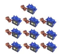 HCGX 5/10pcs 9G Mini Servos Horns better than Servo SG90 for RC 250 450 Helicoper Airplane Car ship Boat Robot All Categories(10 PCS)