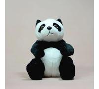 HCGX 7.1" Sitting Panda Plush Toy, Soft Stuffed Animal with Weighted Base
