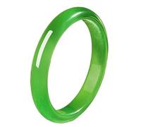 HCGX Eye Bangle Bracelet for Women Green Pink Translucent Stone Ring(Sz0125,58mm)