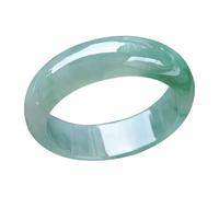 HCGX Real Jade Bangle Bracelet for Women Burmese Green Jadeite