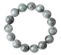 HCGX Real Jade Bracelet for Women Black Green Jadeite Bangle