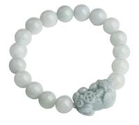 HCGX Real Jade Bracelet for Women Green Jadeite Pixiu Bangle