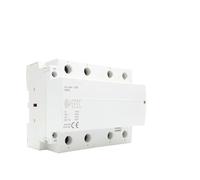 HCH8-100 Modular Contactor 4P 100A 2NO2NC 4NO 24V 110V 220V Automatic Household Contactor Din Rail Type 1Pcs(4P100A 2NO2NC AC230V)