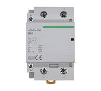 HCH8s-100 Modular Contactor 2 Pole 100A DIN Rail Mount AC24V AC110V AC230V 2NO 2NC 1NO1NC Contact Options For Lighting Heating Ventilation Control(100A 2NO DC24V)