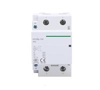 HCH8s-100 Modular Contactor 2P 100A 2NO Or 4NO 24V 110V 220V Automatic Household Contactor Din Rail Type 1Pcs(2P100A AC1NO1NC 230V)