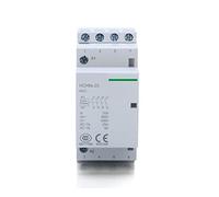 HCH8s-25 Modular Contactor 4P 16A 20A 25A 4NO 4NC Or 2NO2NC 24V 110V 220V Automatic Household Contactor Din Rail Type 1Pcs(4P 25A 2NO2NC AC110V)