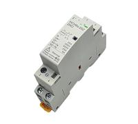 HCH8s-25A 2P DC contactor DC24V coil DC12V 220V 50/60Hz 2NO 1NO1NC automatic household contactor rail type(2P 25A 1NO1NC DC24V)