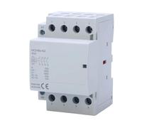 HCH8s-63 40A 100A Modular Contactor 4P 63A 4NO 4NC 2NO2NC 220V 110V 24V Household Din Rail Type ICT 50/60Hz(4P 63A 2NO2NC AC110V)