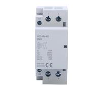 HCH8s-63 Household AC Contactor 2P 40A 63A 2NO 2NC 1NO1NC DC24V AC110V AC220V Automatic Contactor Din Rail Type 50Hz 60Hz(2P 40A 2NO AC230V)