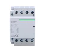 HCH8s-63 Modular Contactor 4P 63A 4NO 4NC 2NO2NC 380V 220V 110V AC 24V Automatic Household Contactor Din Rail Type ICT 50/60Hz(4P 63A 3NO1NC AC230V)