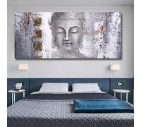 HCHKMMI Big Buddha Statue Poster Large Size Canvas Wall Art Living Room Bedroom Decor Modern Buddha Painting Vintage Wall Art Pictures 60×120cm No Frame