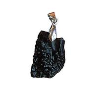 HCHL Moldavite stone, Real Raw Moldavite 1 Piece Natural Black Meteorites Pendant, DIY Jewelry Pendant Key Chain Moldavite crystal jewelry, women's jewelry (Color : 1pcs)