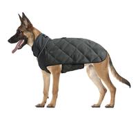 HCHYEY Weighted Dog Vest, Tactical Weight Coat with Beads for Dogs - Relieve Anxiety, Build Muscle & Optimize Health, Premium Heavy Duty Dog Training Jacket for Exercise and Strength (Dark Grey, L)