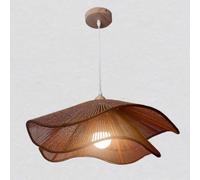 HCIPJQY Bohemia Industrial Ceiling Lamp Nordic Style Hemp Rope Pendant Lamp Double-layer Hand Woven Lampshade Chandelier Living Room Balcony Cafe Large Pendant Light Shade 60cm