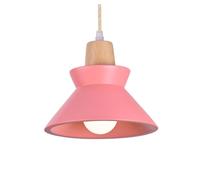HCIPJQY Kitchen Island Resin Pendant Light Small Modern Lighting Modern Pink Ceiling Light Fixture Cone Metal Shade,Adjustable Cord Hanging Lighting for Bedside Hallway Bar,Sink