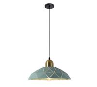 HCIPJQY Luxury Pendant Lights Unique Living Room Pendant Lighting Fixtures with 15.7in Lamp Shade Geometric Gold Accent Hanging Lights Dining Table Industrial Hanging Lamp in Red